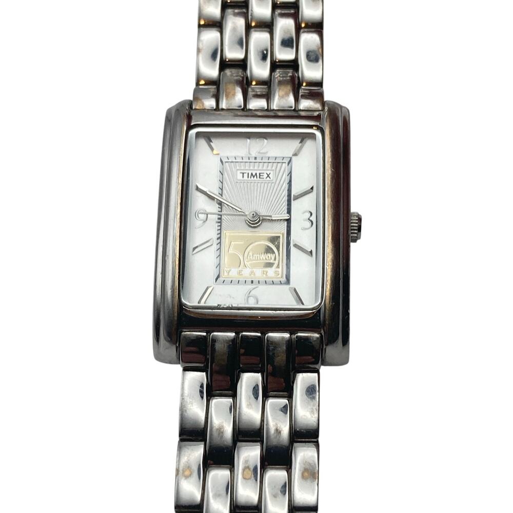 Timex Amway Watch 21mm 50 Years Anniversary  - Fresh Battery - Wrist 7" WR 30m
